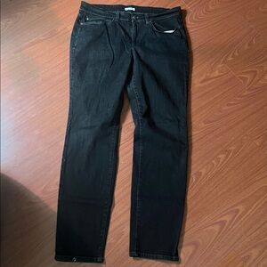 Eileen‎ Fisher Black Denim Jeans size 14